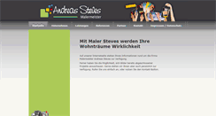 Desktop Screenshot of malermeister-steves.de